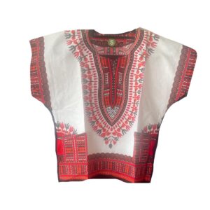 Children Angelina Print Dashiki