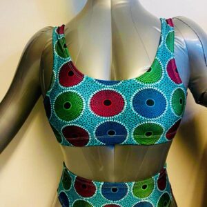 African Print Two-piece Swimsuit